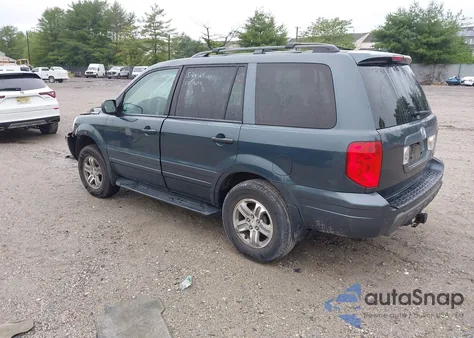 2004 Honda Pilot Ex-L z USA, uszkodzony, nr VIN 2HKYF18644H590308